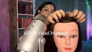 ASMR Head Massage & Hair brushing💆🏻‍♀️