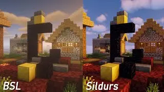 Minecraft BSL shader & Sildurs vibrant shader comparison | which is the best?