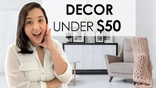 TOP 10 Decor Items Under $50 for Living Room! Low Budget Decoration Ideas