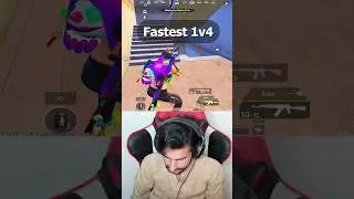 Fastest 1vs4 - Pubg Mobile
