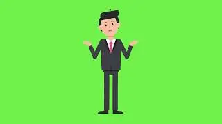 Cartoon Animation Green Screen Video || Copyright free ||