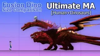 Fusion Dino size comparison