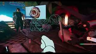 Drawing with strangers in VRChat