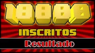 Novo Sorteio Especial de 10000 Inscritos (Resultado)