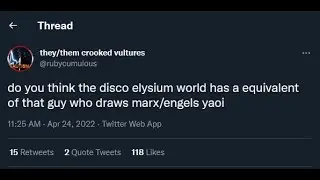 Disco Elysium Worldbuilder shares thoughts about Elysium Communist Gay Erotica