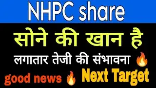 NHPC share latest news today || NHPC share latest news #financemarket #stocknews
