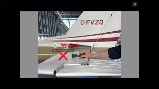 Aircraft flight control rigging, deflection check.