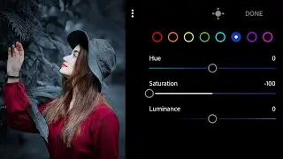 Lightroom Dark Blue Tone Photo Editing | How To Edit Dark Blue Tone Photo In Lightroom