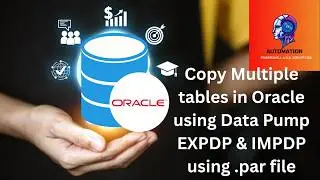 Copy Multiple tables in Oracle using Data Pump EXPDP & IMPDP using .par file - Parameter file | DBA