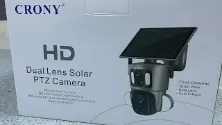 شرح كاميرة Dual Lens Soler PTZ Camera كاميرتين بالطاقة الشمسية في كاميره واحده تعمل بالشريحه 4g