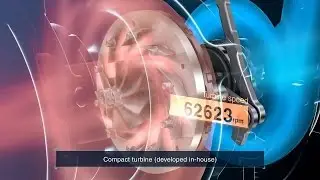 Toyota compact turbocharger (1GD-FTV turbo diesel)