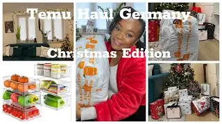 TEMU HAUL Germany 🇩🇪 2023 | MERRY CHRISTMAS EDITION 2023 🎉 🎁🎄|Vlogmas day 25 | unboxing