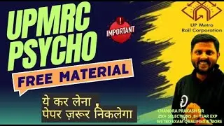UPMRC SCTO PSYCHO PREPARATION  KAISE KARE ??? BY #cp_sir  #crest_forum