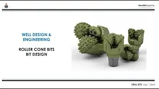 Well Design & Engineering: Drill Bits (Roller Cone Bit Design) #drillbits #oilandgas #drilling