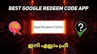 (Live Proof) How To Get Free Google Play Redeem Code | Google redeem code earning app malayalam