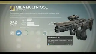 Destiny Raid Loot - MIDA Multi Tool (Exotic Scout Rifle) + Gameplay