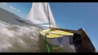 4.5 hours of Sunfish sailing terror in 21 minutes