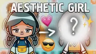 ♡ перевоплощение в🕯aesthetic girl🕯|| тока бока || toca life world || Aeslie Toca ♡