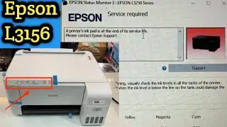 EPSON L3156, L3100, L3101, L3110, L3150 Resetter adjustment program | red light blink Solutions
