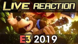 LIVE Reaction to Banjo & Kazooie in Super Smash Bros. Ultimate @ E3 2019