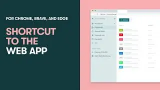 Create a desktop shortcut to the Dashlane web app
