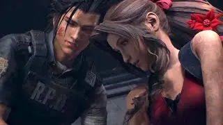 Zack Patches Up An Injured Aerith ★ Resident Evil 2 Remake x Final Fantasy 7 Remake Mods