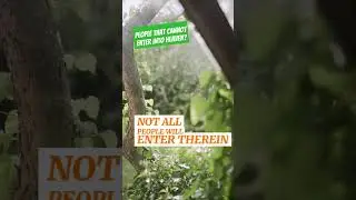 PEOPLE THAT CANNOT ENTER INTO HEAVEN