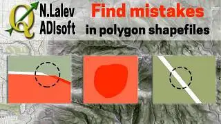 Finding errors and correcting overlapping features and slivers in QGIS (fast and easy)