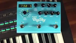 Strymon BigSky Reverb - synth audio demo