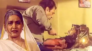 धर्मेन्द्र ने डाकू काली के लगी गोली को गर्म चाकू से से गोली को निकला Mai Tohar Saugandh Movie Scene