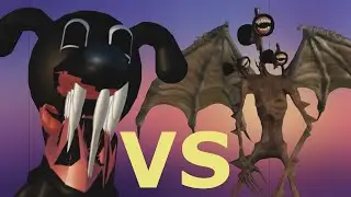Siren Head Monster with Wings vs. Cartoon Dog! Who will win? Cartoon Dog VS Siren Head. 