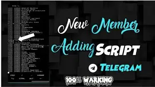 Telegram Best And New Mamber Adding Script Using Termux 🌀