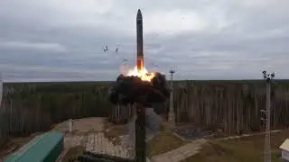 Пуск межконтинентальной баллистической ракеты «Ярс» в ходе учений стратегических сил