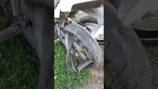 Patron Sport 200 tubeless tire tube exploded, we're installing toothed tires!