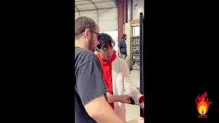 The Filming of Ryan's World| Pumpkin Making