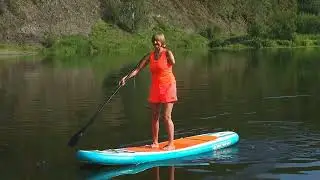 Amputee. SUP board.