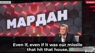 Propagandists excitedly comment the rocket strike into a residential building in Dnipro.