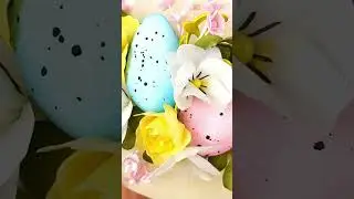 Оформила свечу декором из фоамирана и превратила ее в красивое украшение для Пасхального стола💛🥰