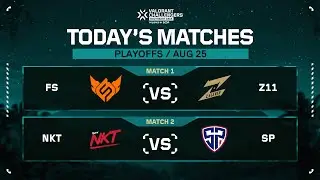 VALORANT Challengers Southeast Asia 2025 Split 3 - Playoffs Day 1