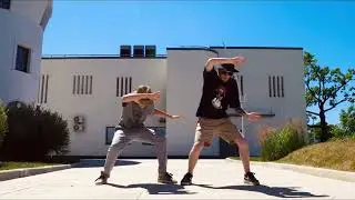 Popping dance with my 13 years old student | Dima Smirnov