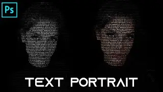 Text Portrait Effect Photoshop Tutorial   How to Create a Powerful Text Portrait from a Photo