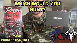 Mechanical BROADHEAD Battles! RAGE NC TRYPAN Takes on SEVR 1.75