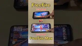 FreeFire😈 vs FreeFire Max💀 2GB RAM vs 8GB RAM - FREEFIRE SPEED TEST 