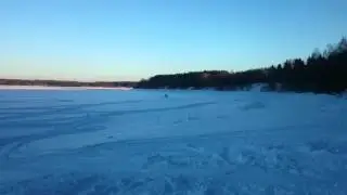 На ватрушке за квадриком