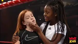 FightingkidsDvd Emma Jhonson vs Kenya in WWE.