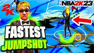 I used the FASTEST JUMPSHOT on NBA 2K23 and it turned me into THIS...
