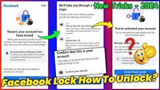 Facebook lock how to unlock 2024 | Confirm Your Identity Facebook Unlock Kaise karne | Facebook lock