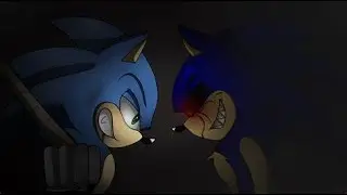 Опять красноглазый (Sonic.EXE: Confronting Yourself - The Game Reupload)