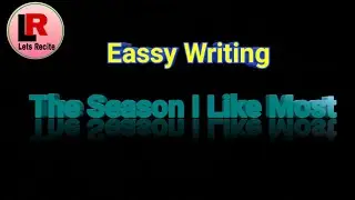 Essay Writing #winter season #season I like the most