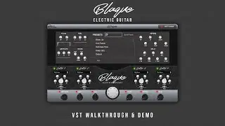 Blaque - Dark Electric Guitar VST Plugin (Walkthrough & Demo)
